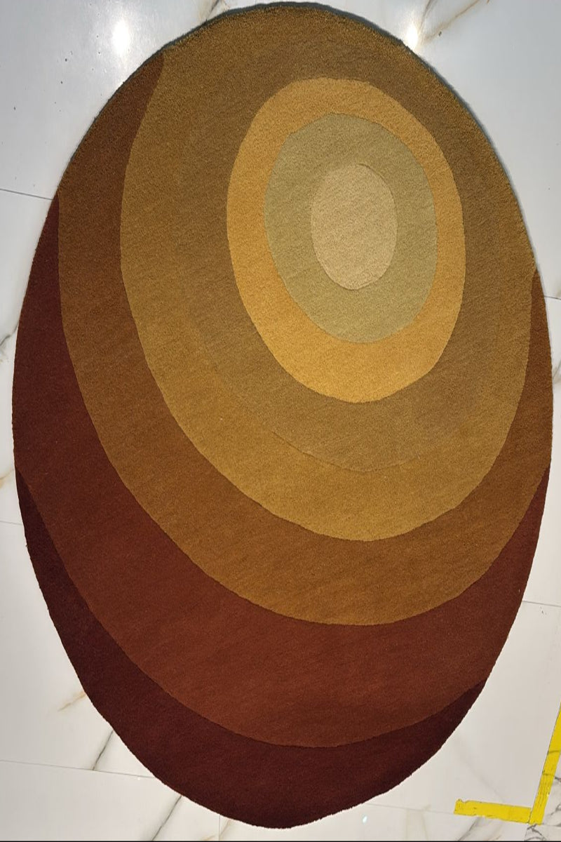 Hand Tufted Natural Wool 160 Round