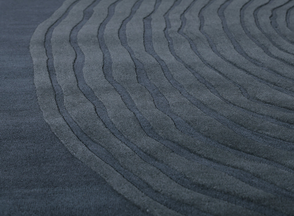 Hand Tufted Wool Grey Rug