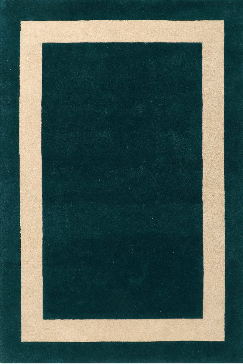 Hand Tufted Wool Green Area Rug