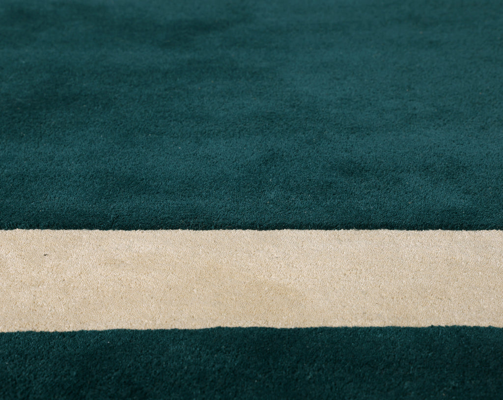 Hand Tufted Wool Green Area Rug