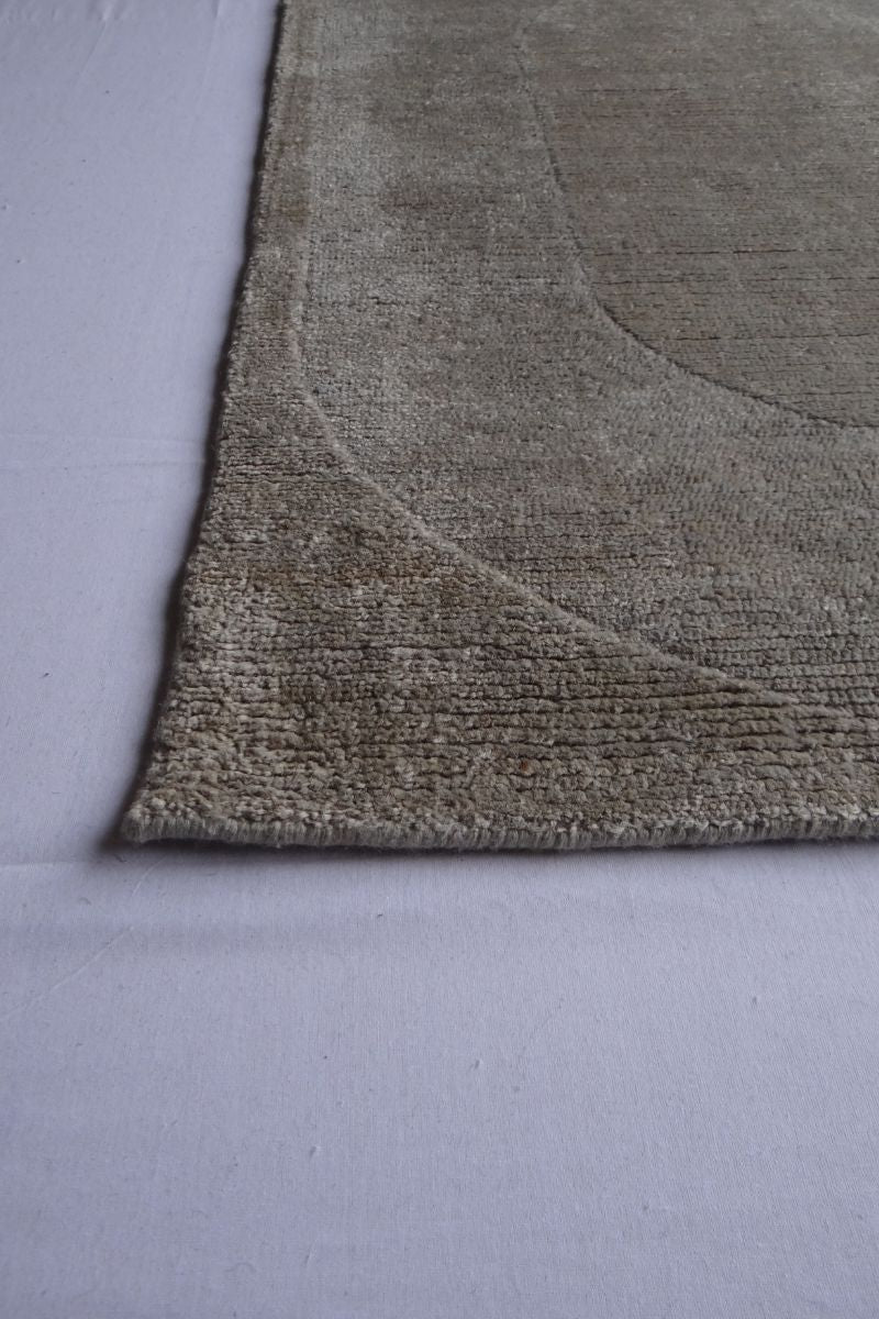 Handloom Jute Light Grey Area Rug