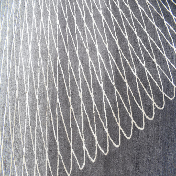 Hand Tufted Blue 100% Wool Rugs