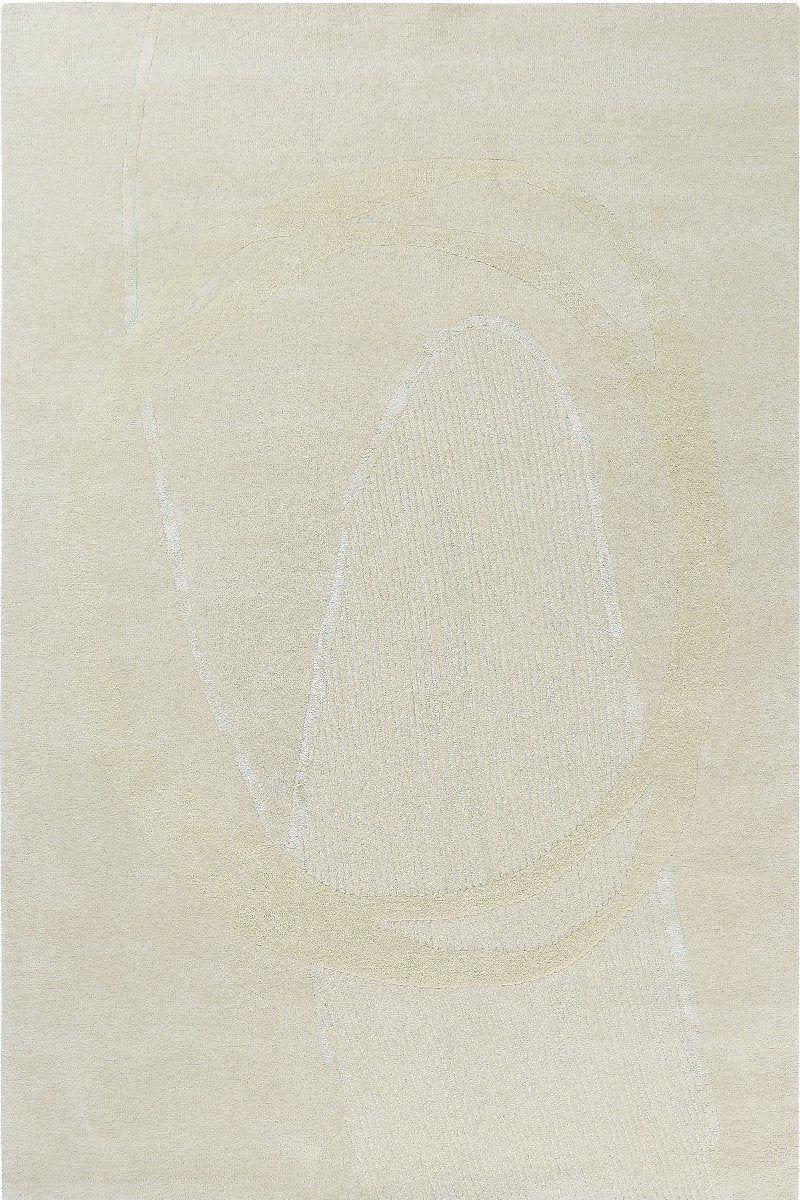 Hand Tufted India Wool Off White Rug