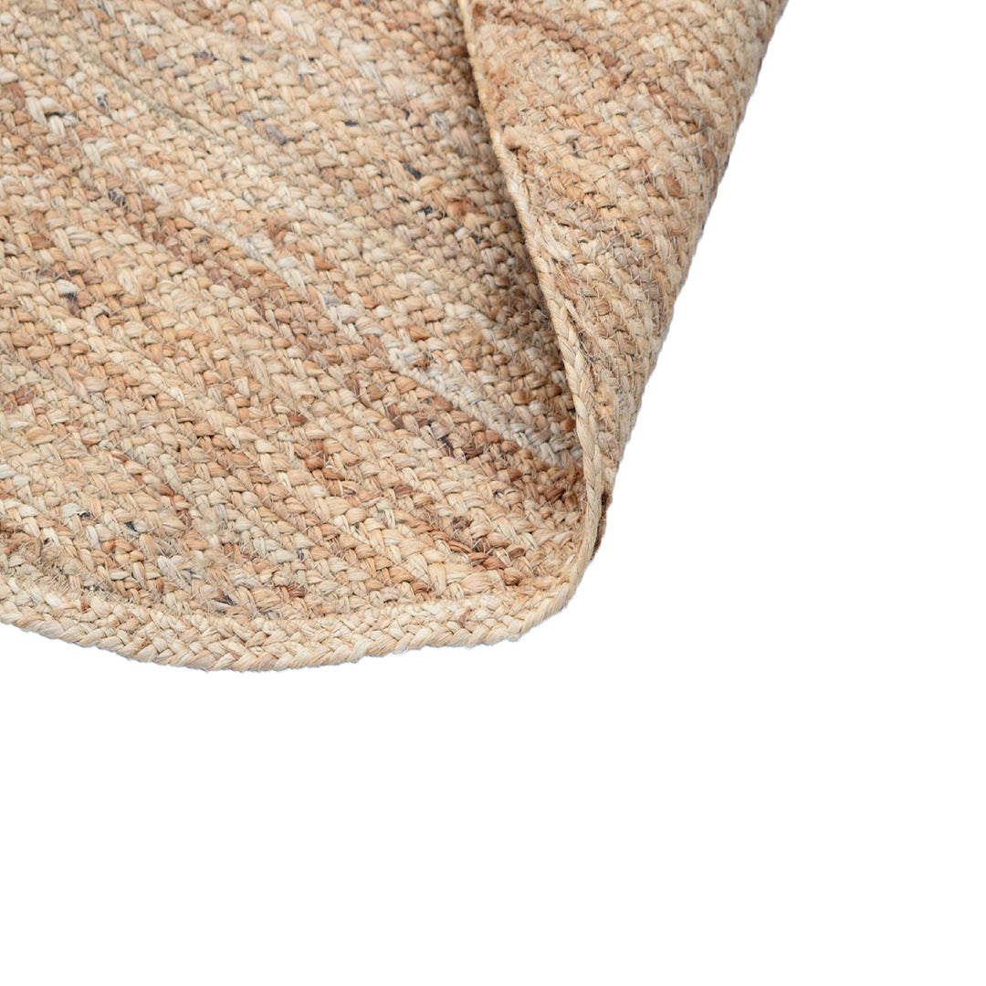 Braided Natural 100% Jute Rug