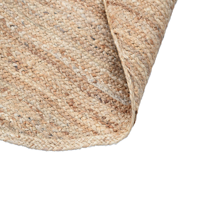 Braided Natural 100% Jute Rug