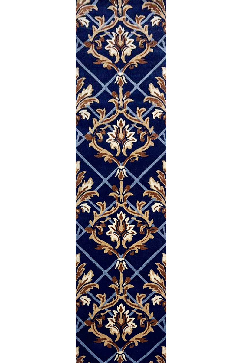 Hand tufted Wool Multicolor Runner