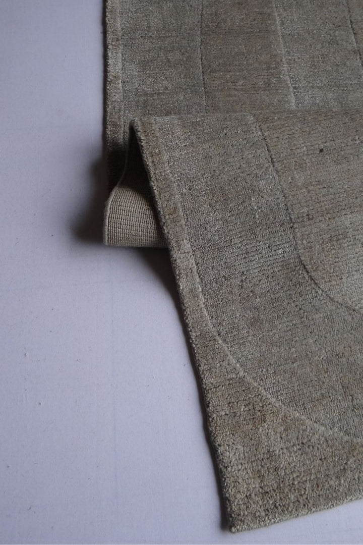 Handloom Jute Light Grey Area Rug