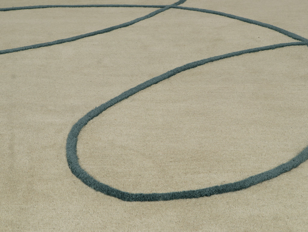 Handtufted Wool beige Rug