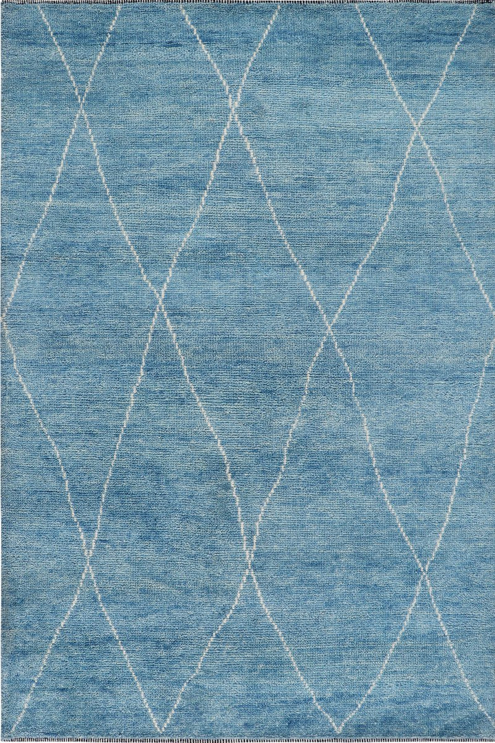Hand Knotted Wool Area Rug
