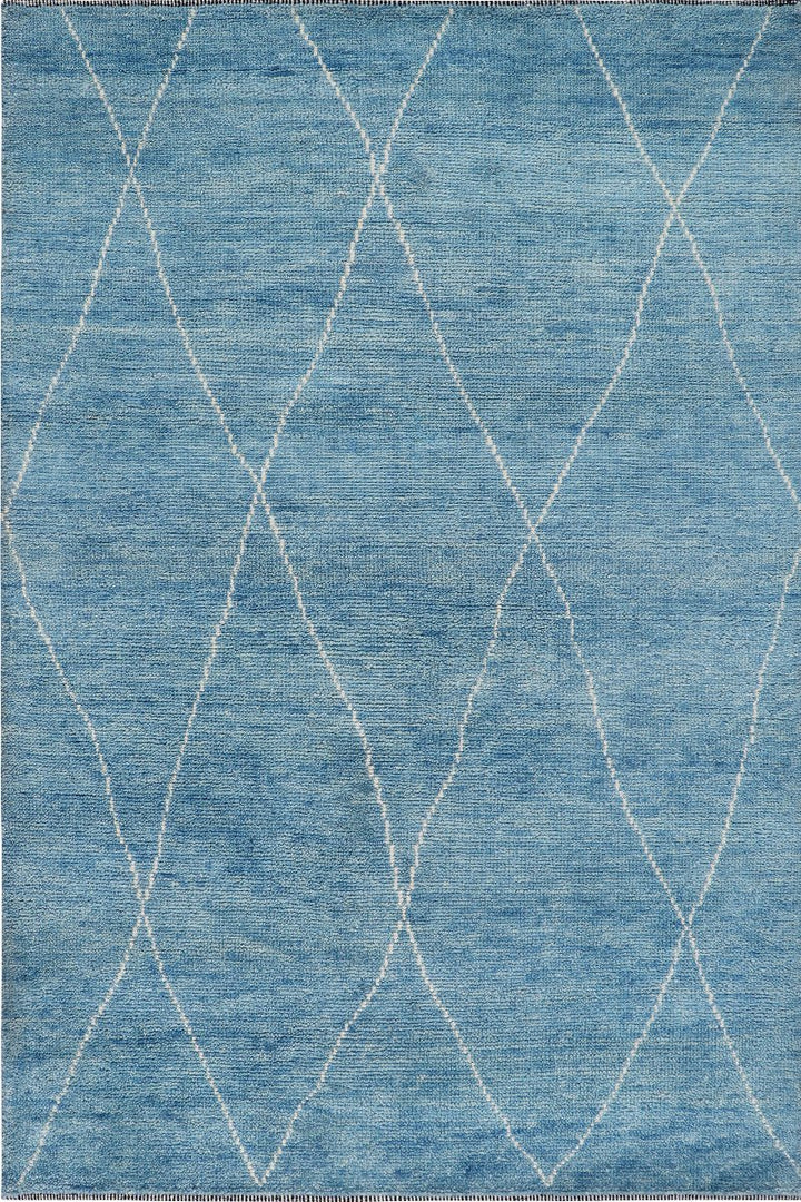 Hand Knotted Wool Area Rug