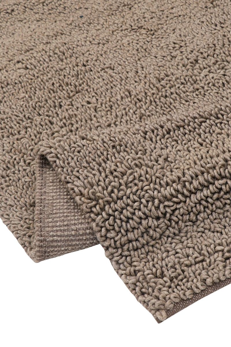 Pitloom Wool Brown Flatweave Rug