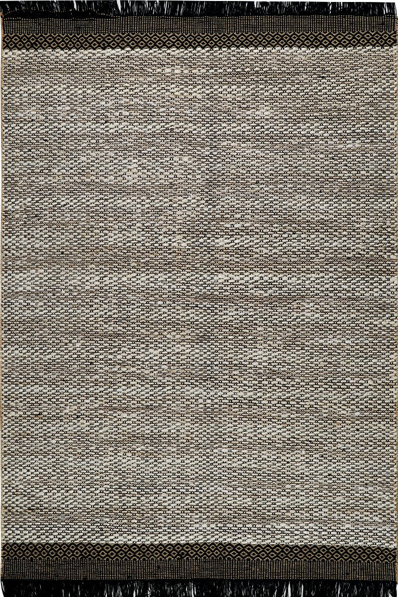Pitloom Jute and Cotton Grey Flatweave Area Rug