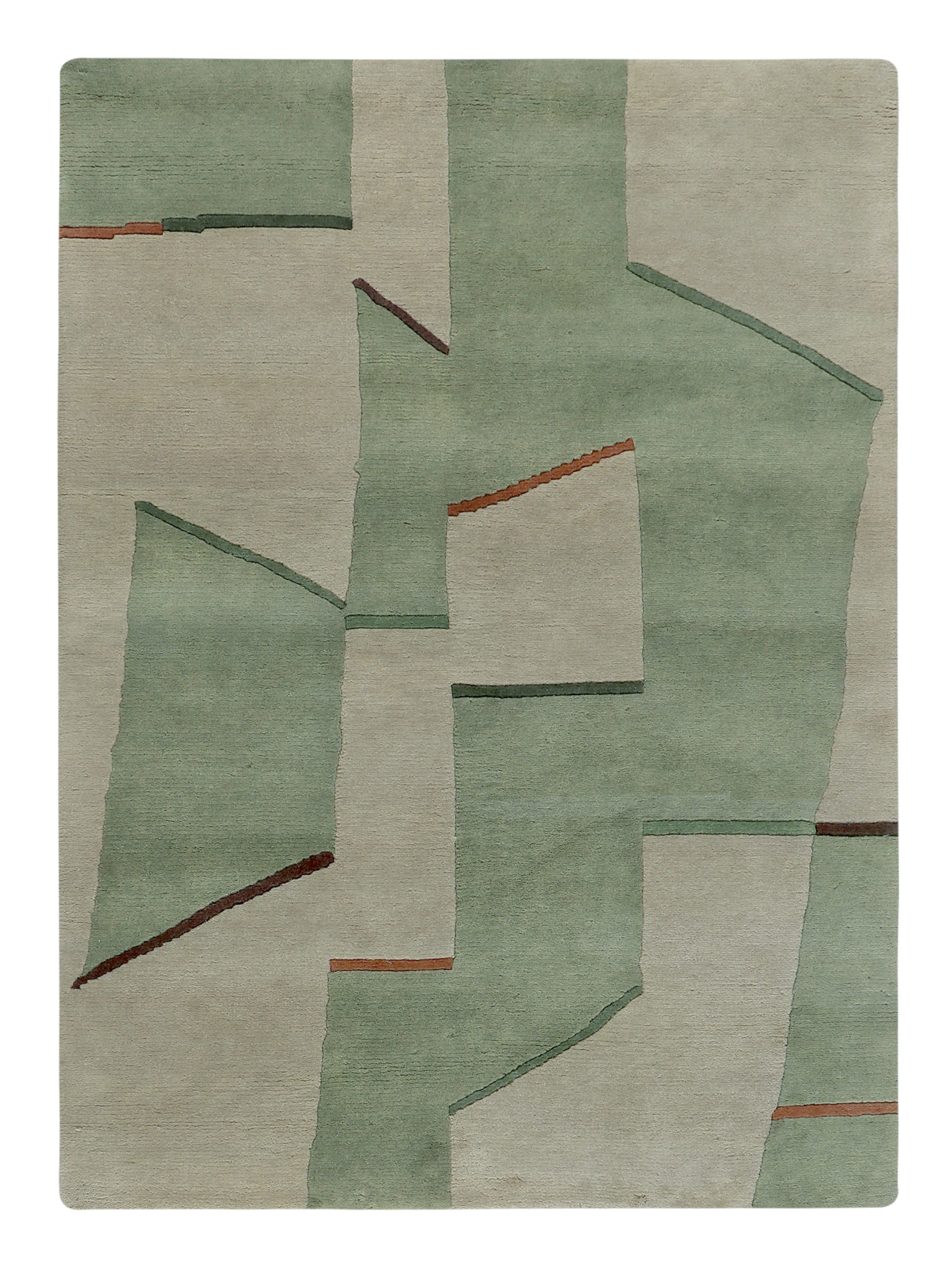 Nepal Knotted Wool Area Rug