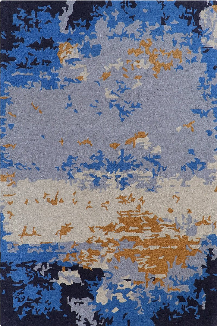 Hand Tufted Wool and Viscose Area Rug