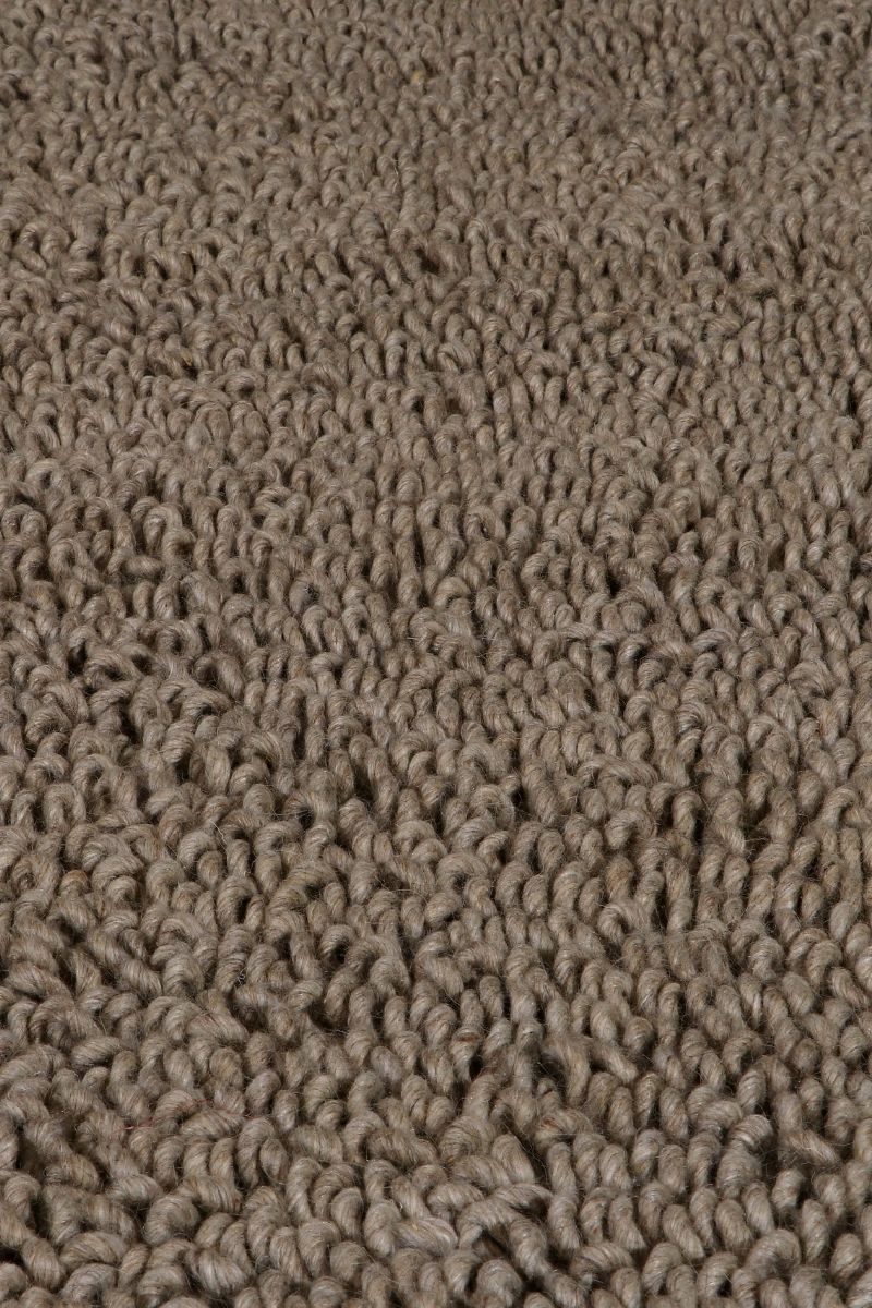 Pitloom Wool Brown Flatweave Rug