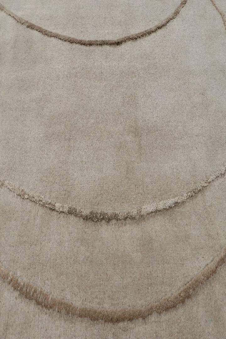 Handloom Wool With Over Tufted Design In Viscose Area Rug
