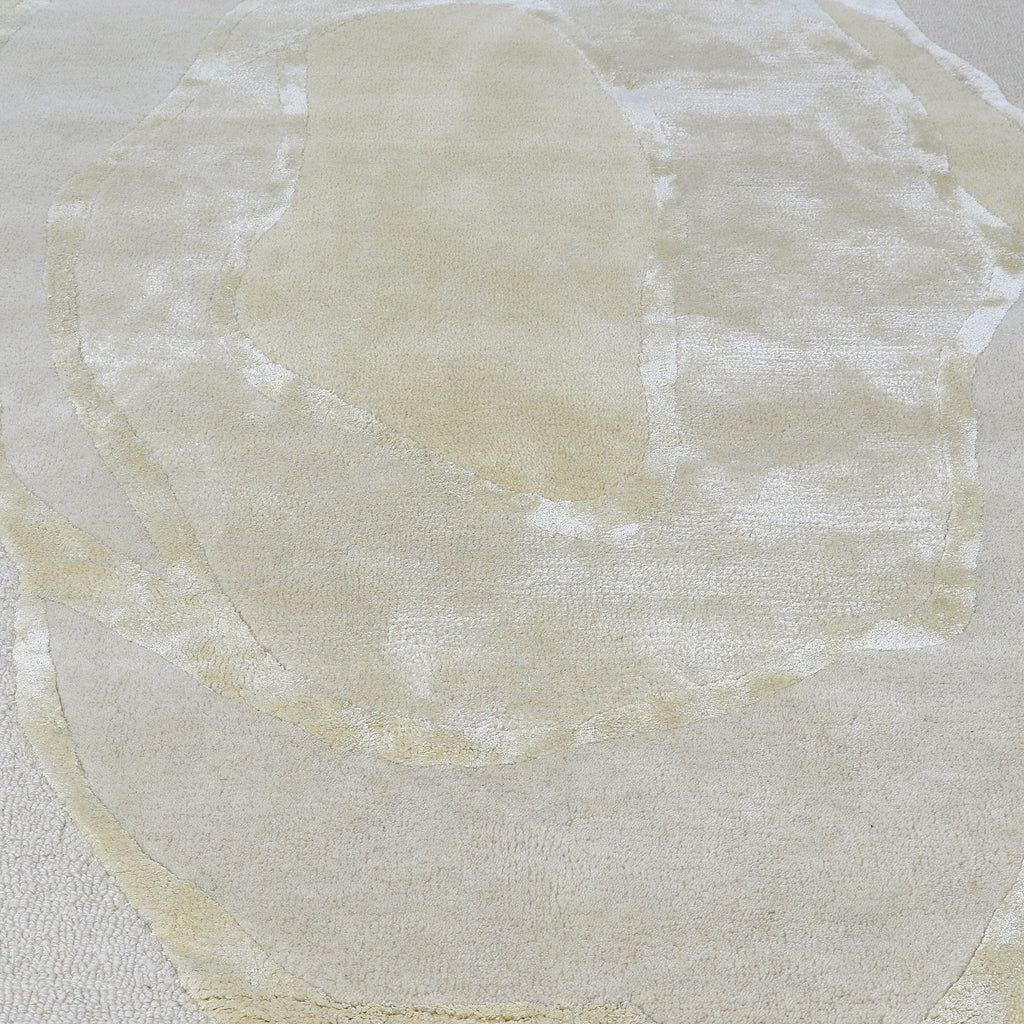 Hand Tufted Indian Wool, NZ Wool, Felt and Viscose Area Rug