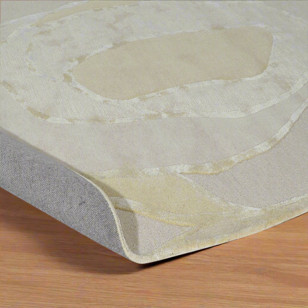 Hand Tufted Indian Wool, NZ Wool, Felt and Viscose Area Rug