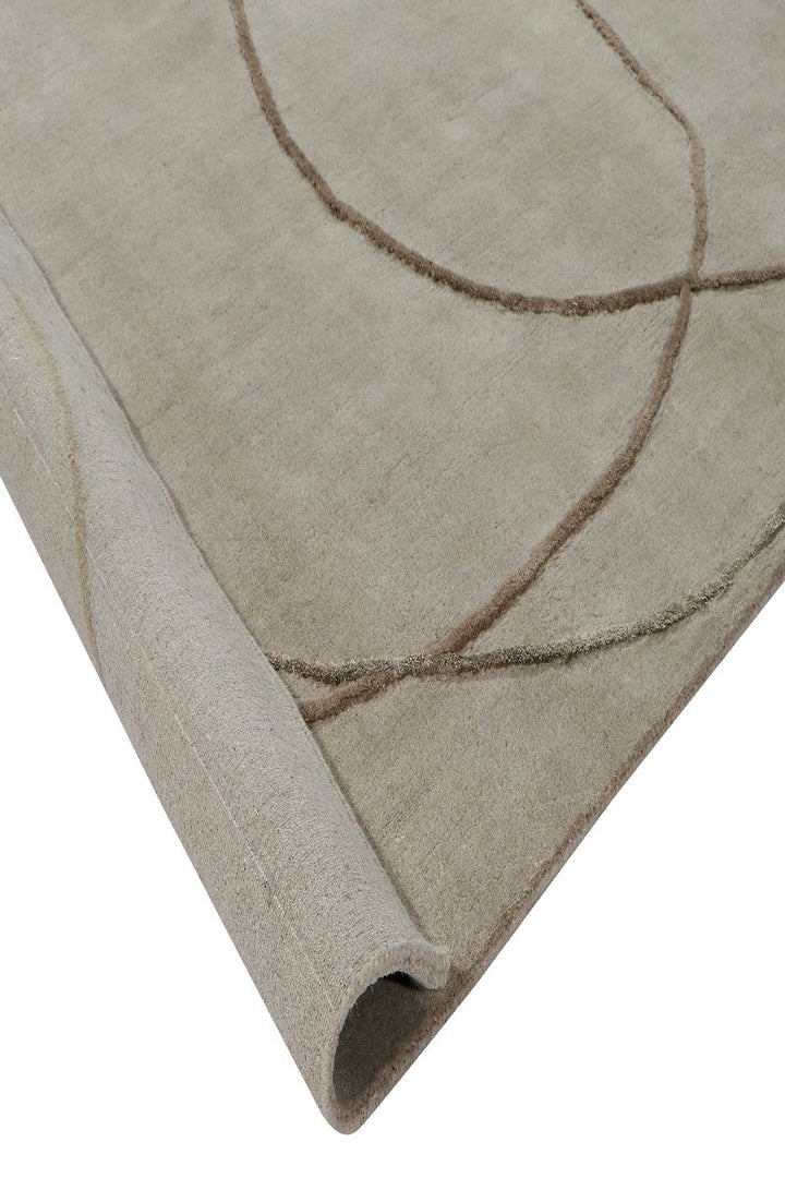 Handloom Wool With Over Tufted Design In Viscose Area Rug