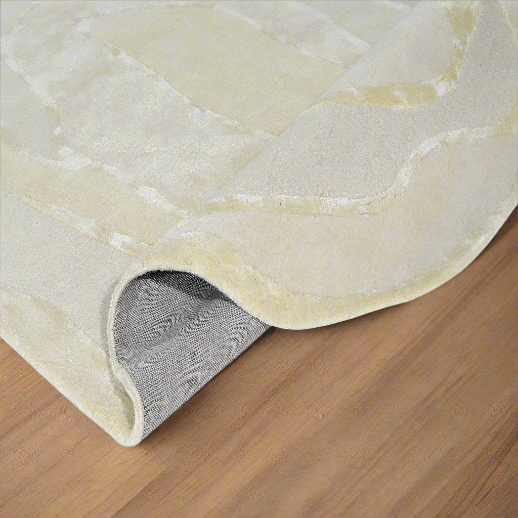 Hand Tufted Indian Wool, NZ Wool, Felt and Viscose Area Rug