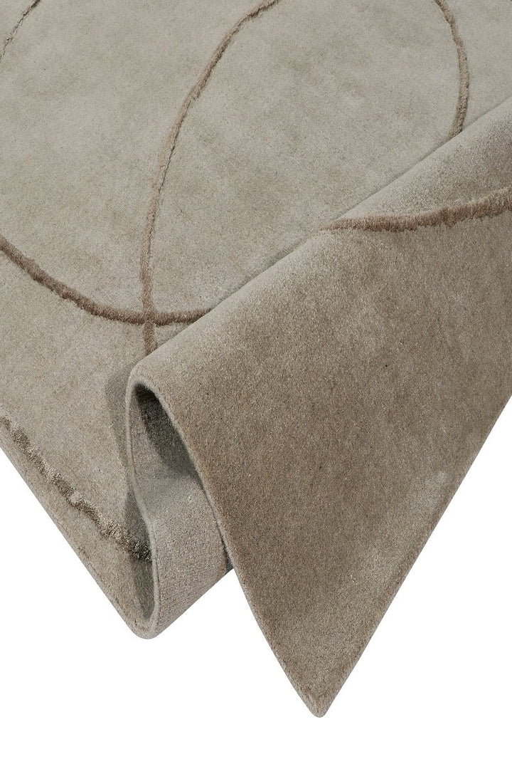 Handloom Wool With Over Tufted Design In Viscose Area Rug