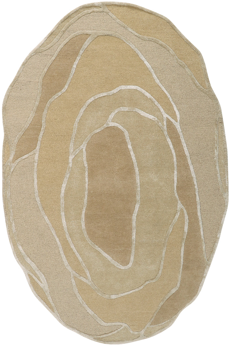 Hand Tufted Wool and Viscose Area Rug