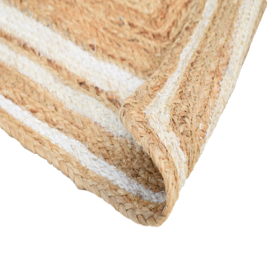 Braided Natural 100% Jute Indoor Area Rugs