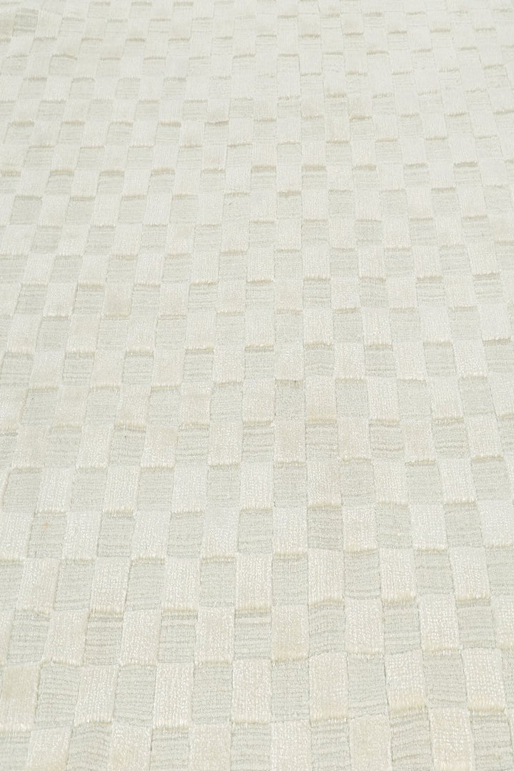 Handloom Wool With Canvas Border Area Rug