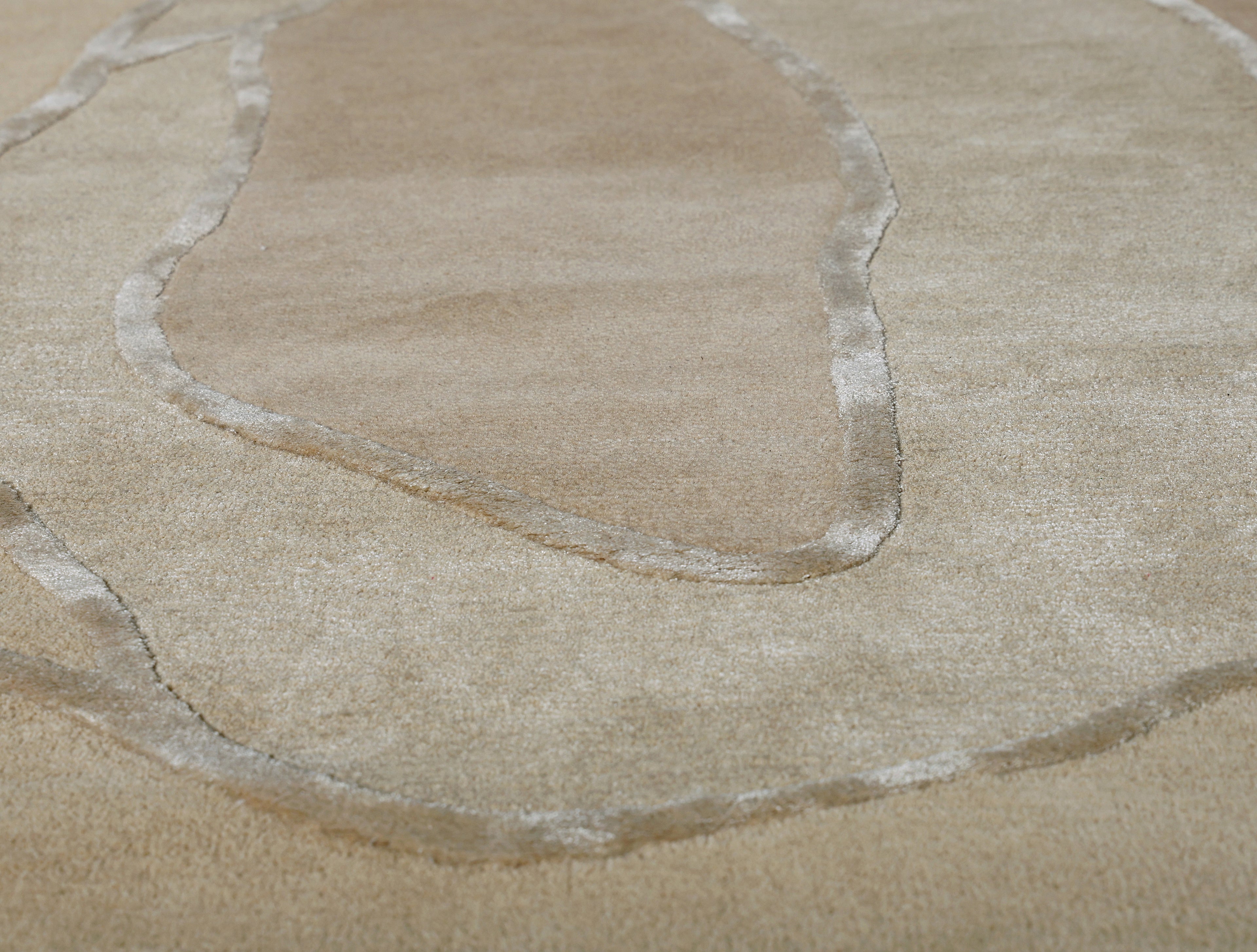 Hand Tufted Wool and Viscose Area Rug