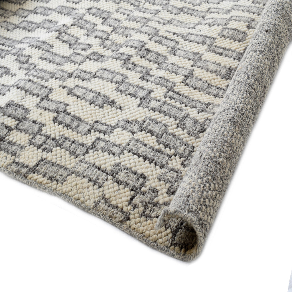 Hand Knotted Beige Wool Rugs