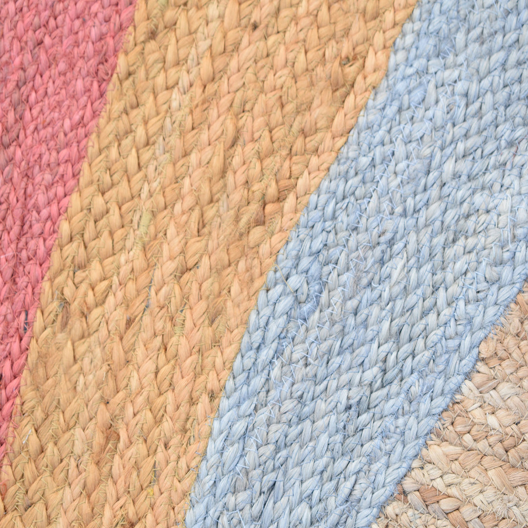 Braided Natural 100% Jute Rug
