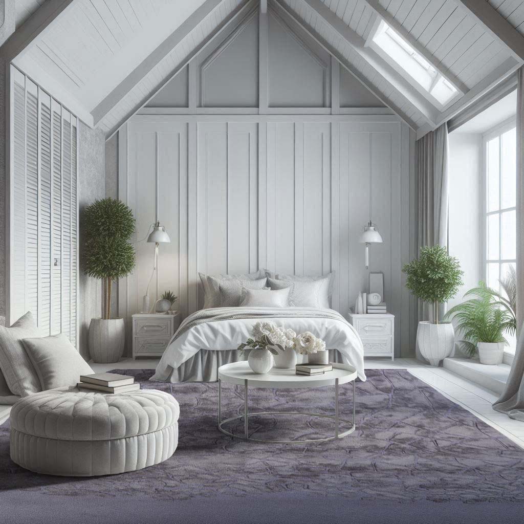 Hand Tufted Wool and Viscose Grey Area Rug (170x240)