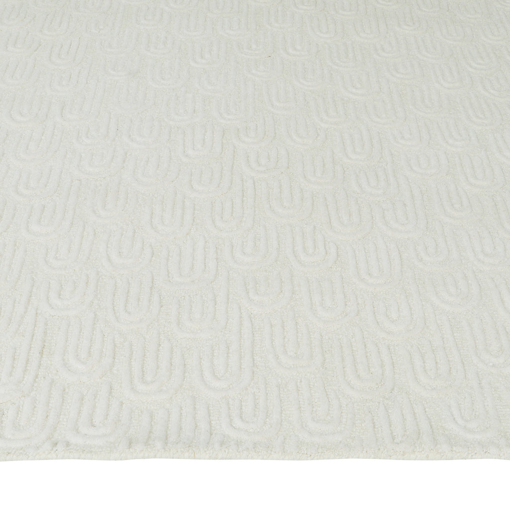 Hand Tufted New Zealand Blend Wool Off White Area Rug