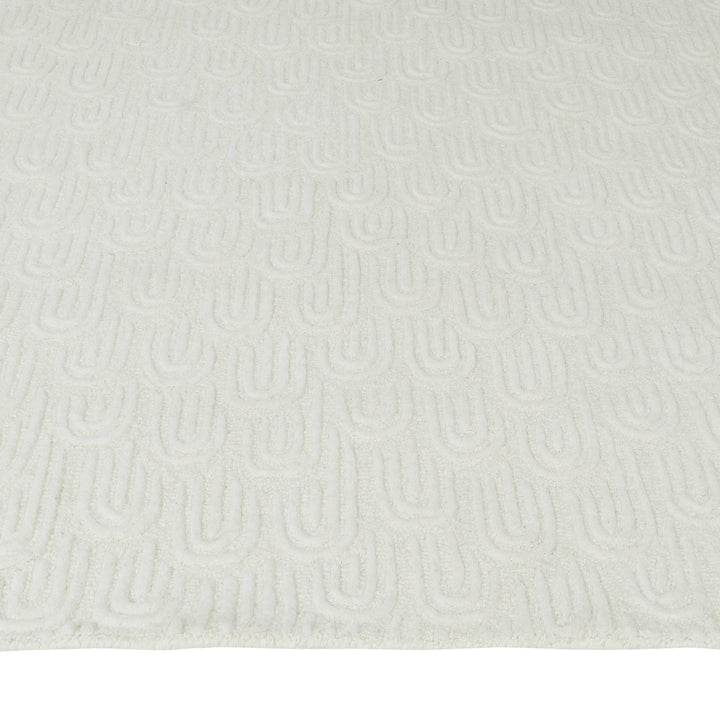 Hand Tufted New Zealand Blend Wool Off White Area Rug