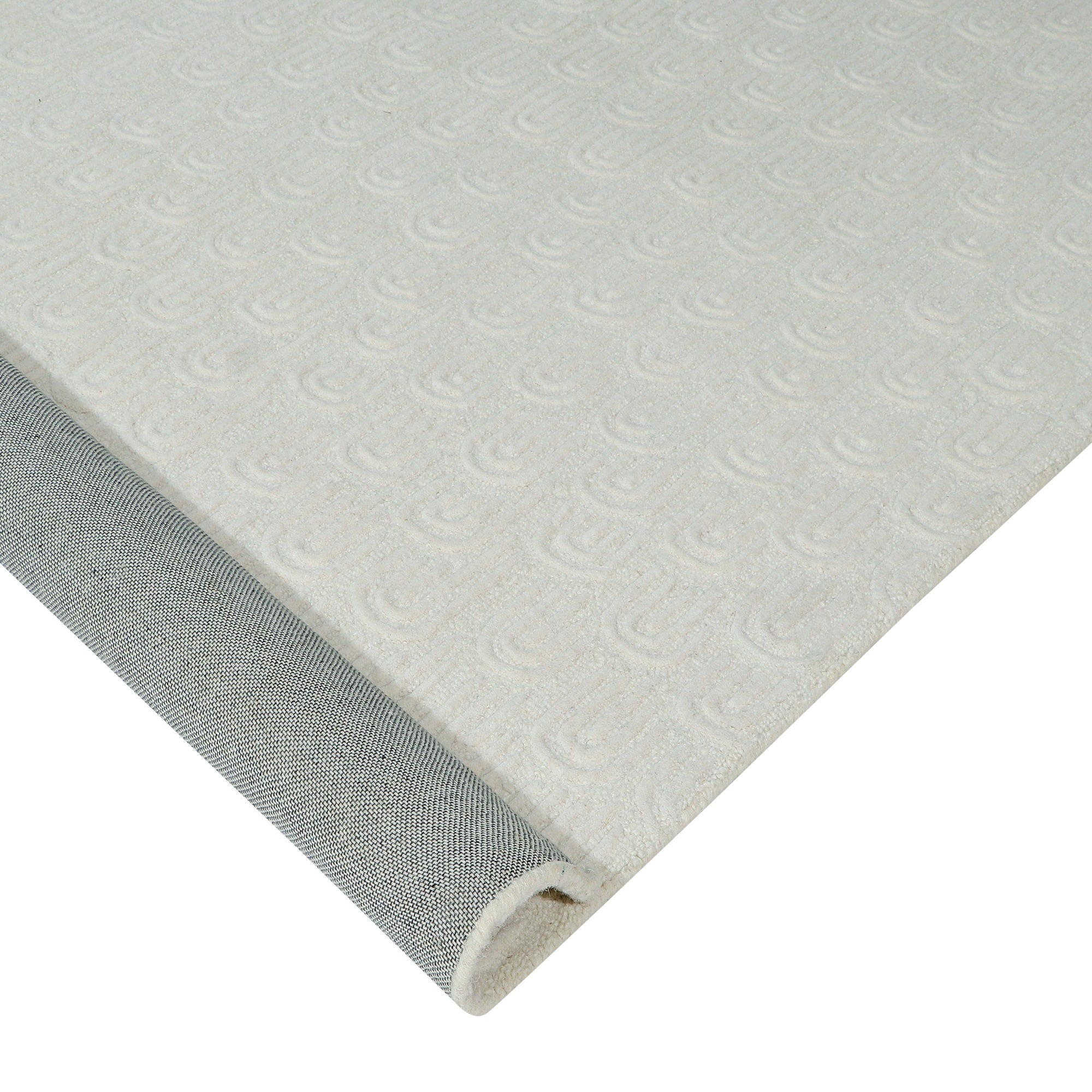 Hand Tufted New Zealand Blend Wool Off White Area Rug