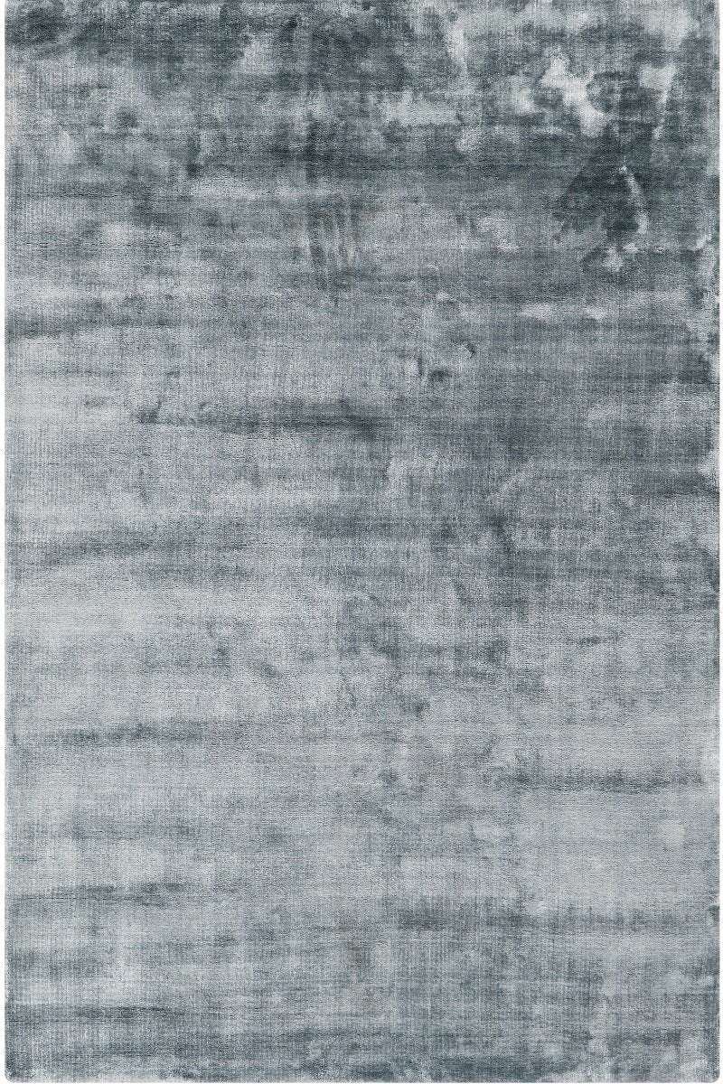 Handloom Viscose Grey Area Rug