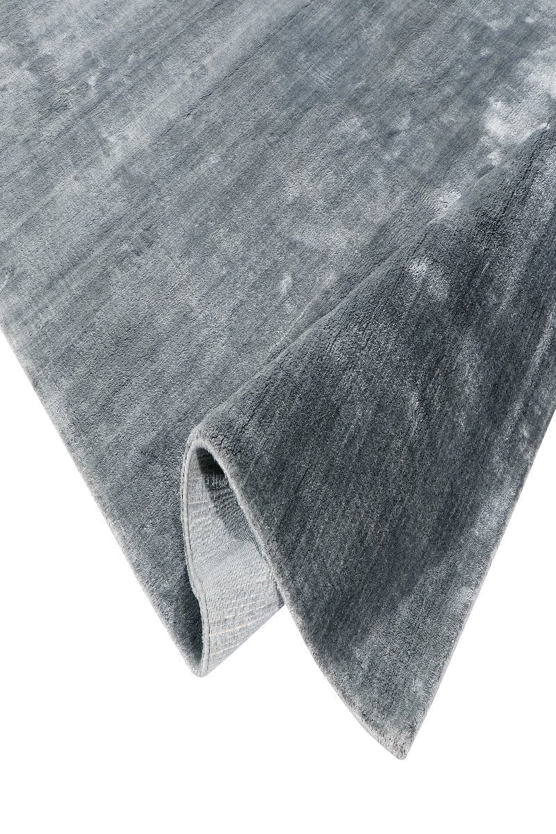 Handloom Viscose Grey Area Rug
