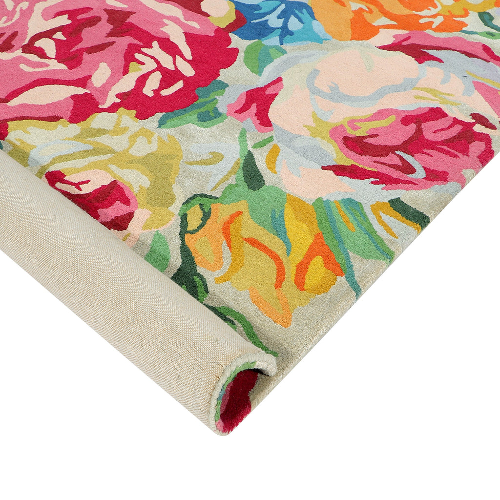 Hand Tufted Wool Multicolor Area Rug