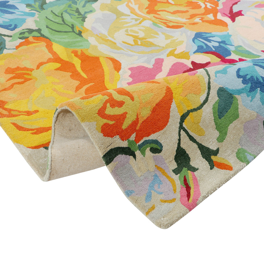 Hand Tufted Wool Multicolor Area Rug