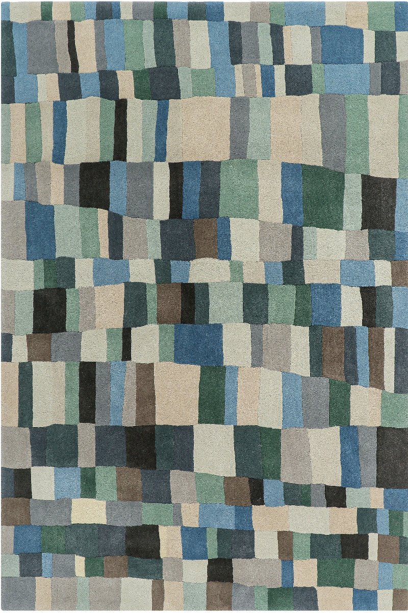 Hand Tufted Wool Multicolor Area Rug