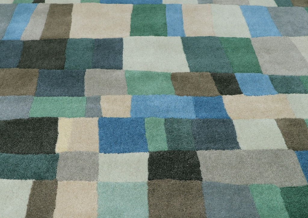 Hand Tufted Wool Multicolor Area Rug