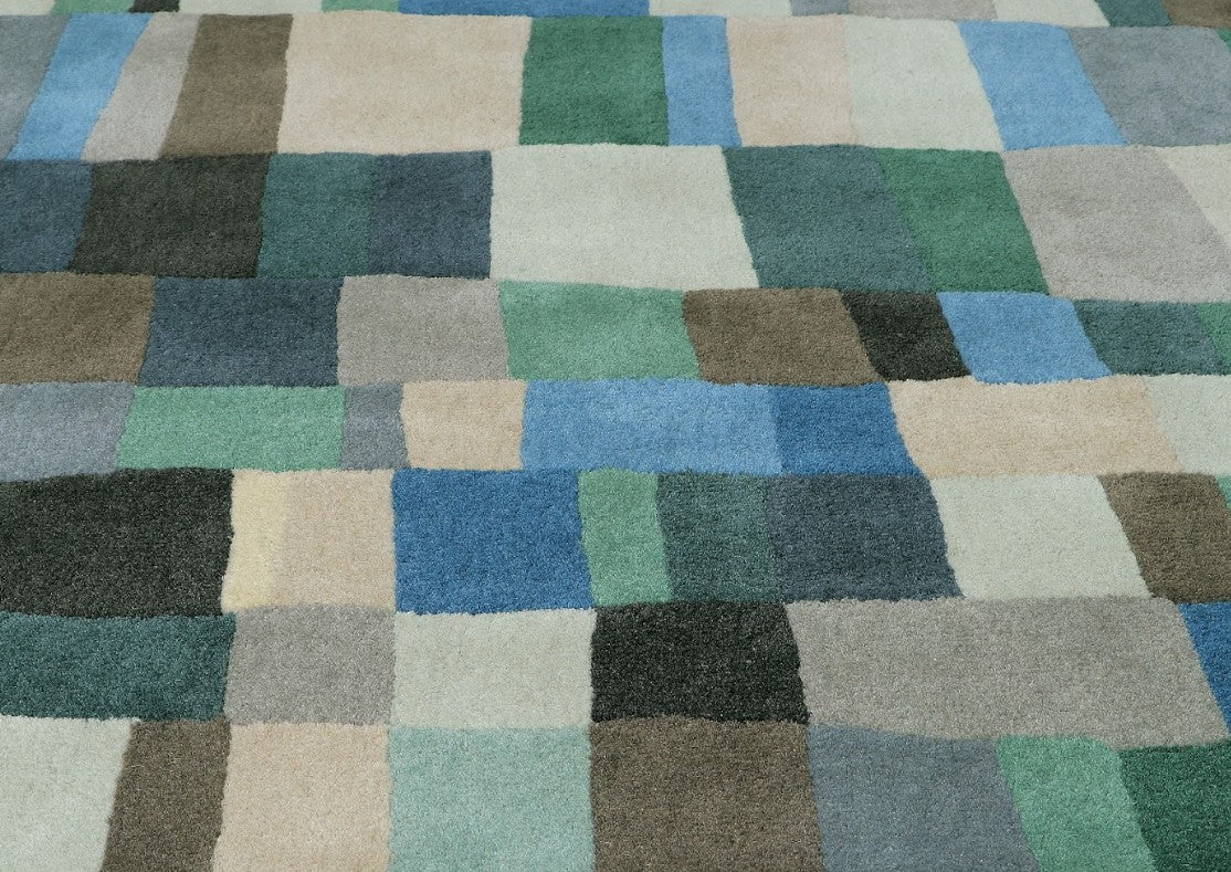 Hand Tufted Wool Multicolor Area Rug