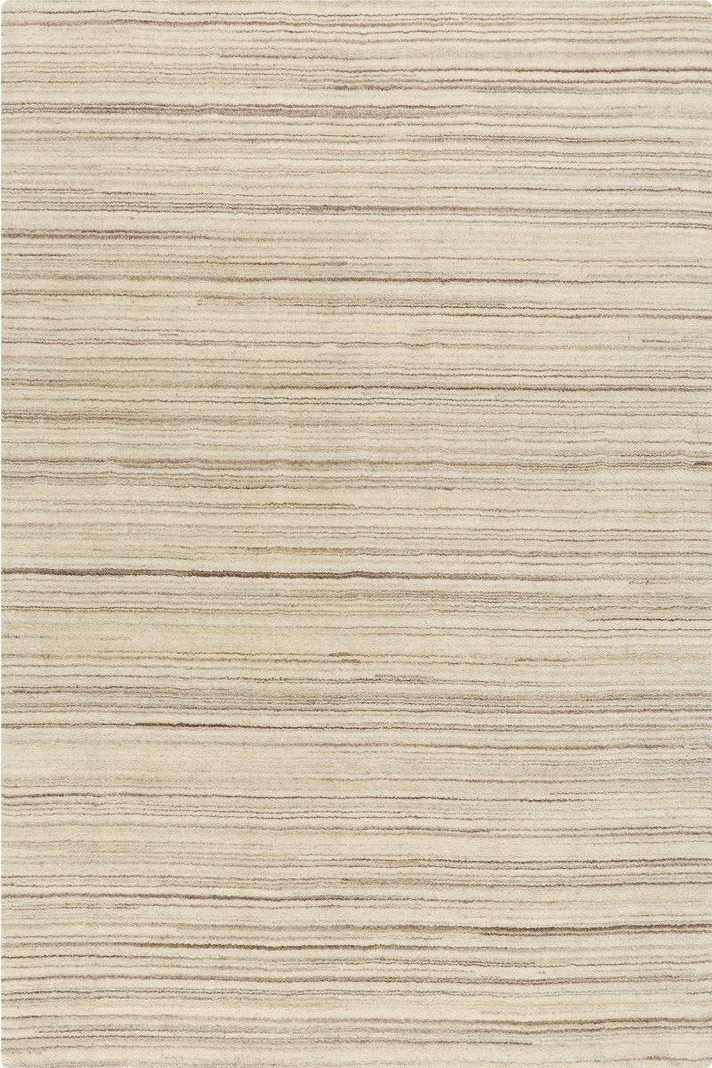 Handloom Undyed Natural Wool Beige Area Rug