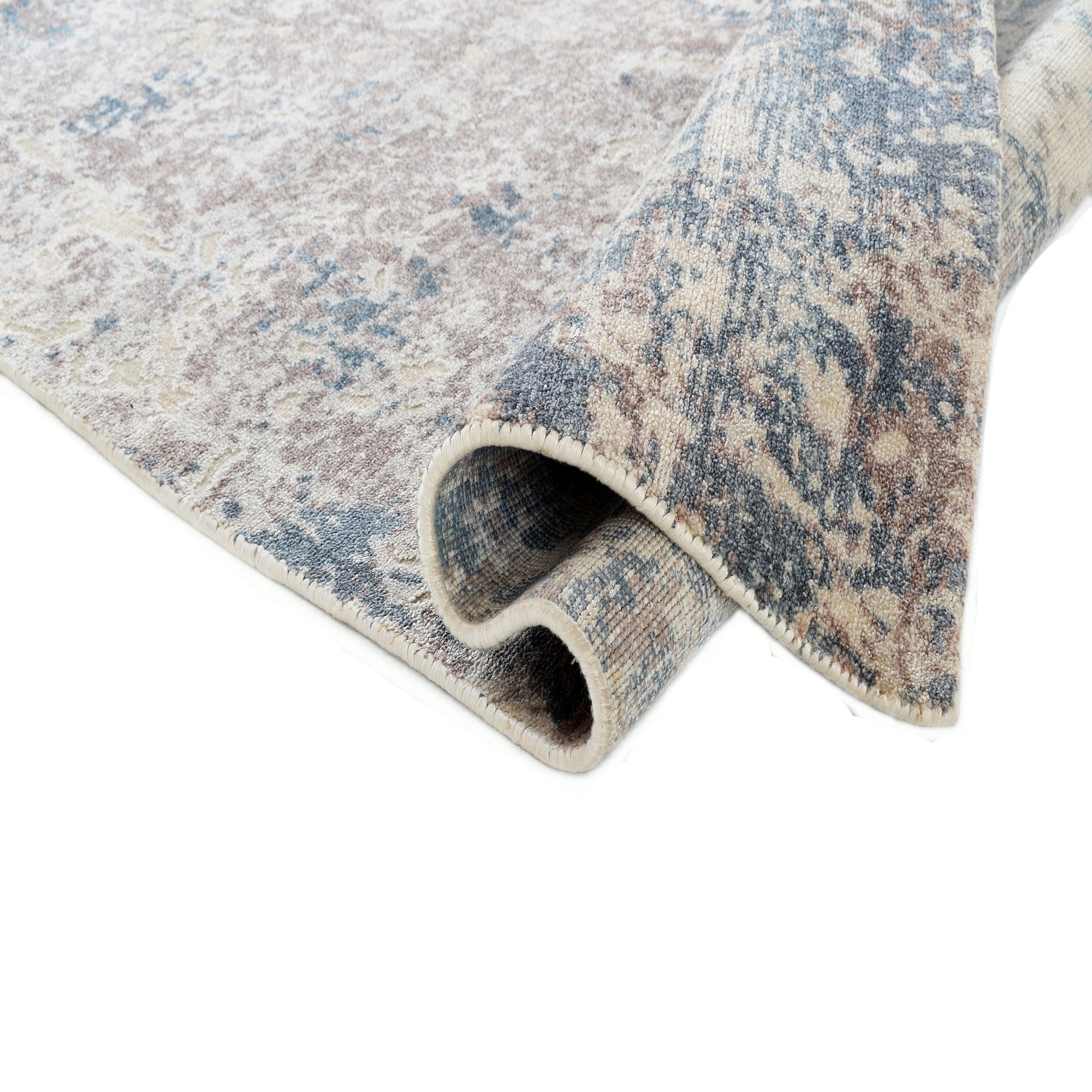 Hand Knotted Multicolor bamboo Silk Rug