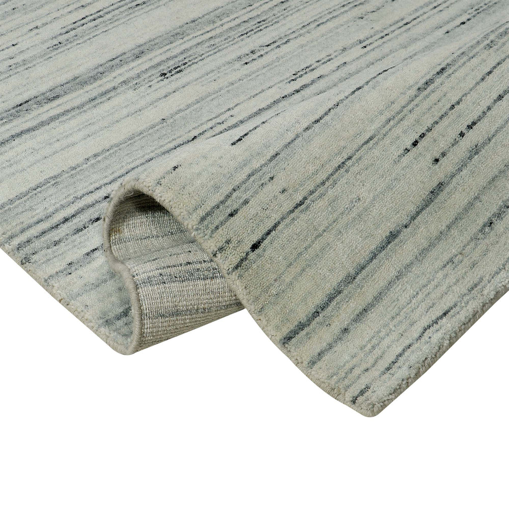 Handloom Natural Wool Grey Rug