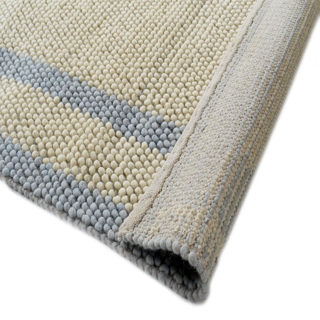 Pitloom Beige Wool Flatweave Rug
