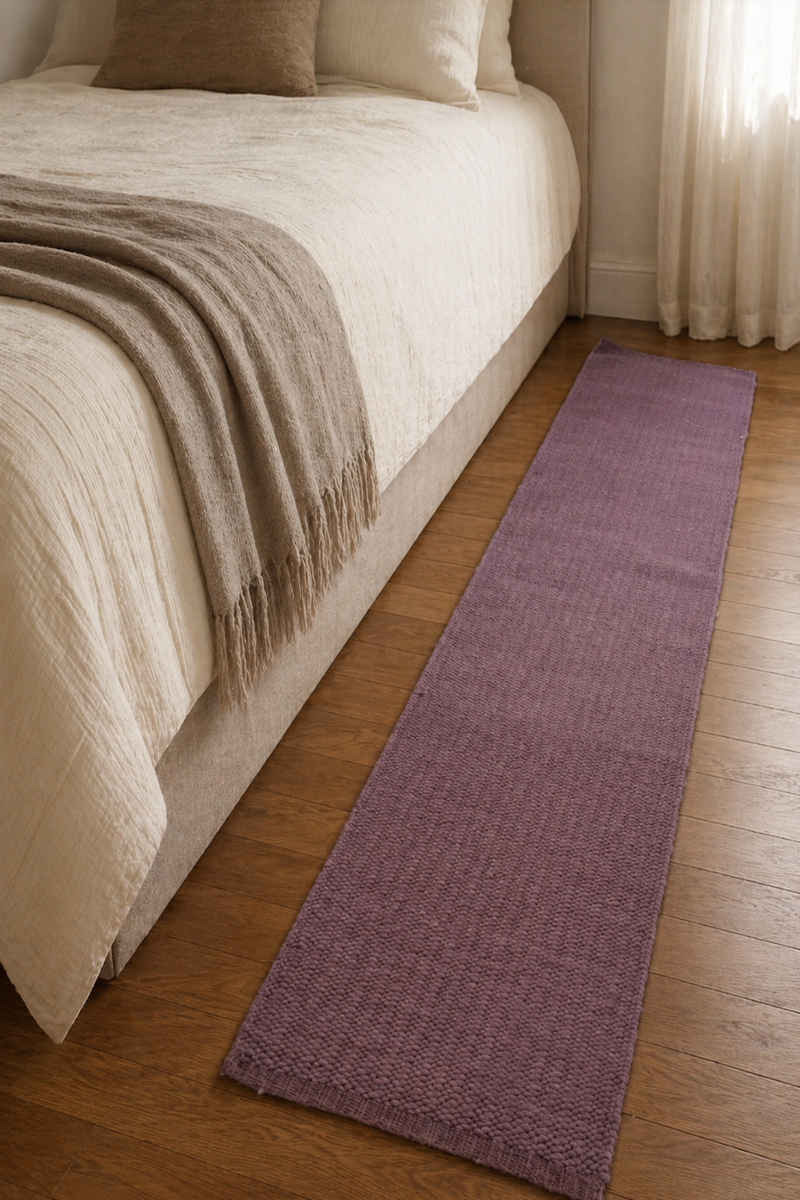 Pitloom Wool Pink Runner