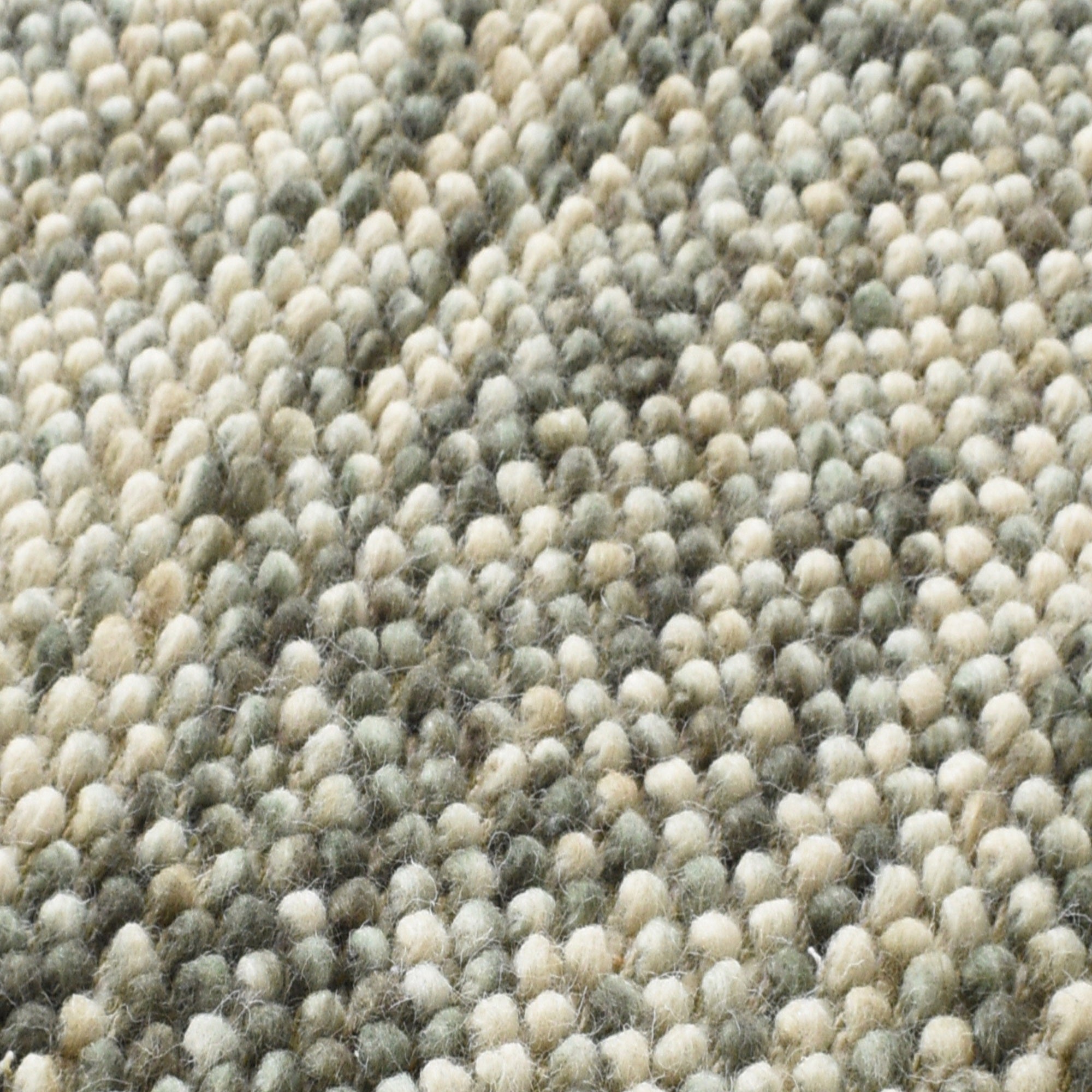 Pitloom Green Bubble Pattern 100% wool Rug