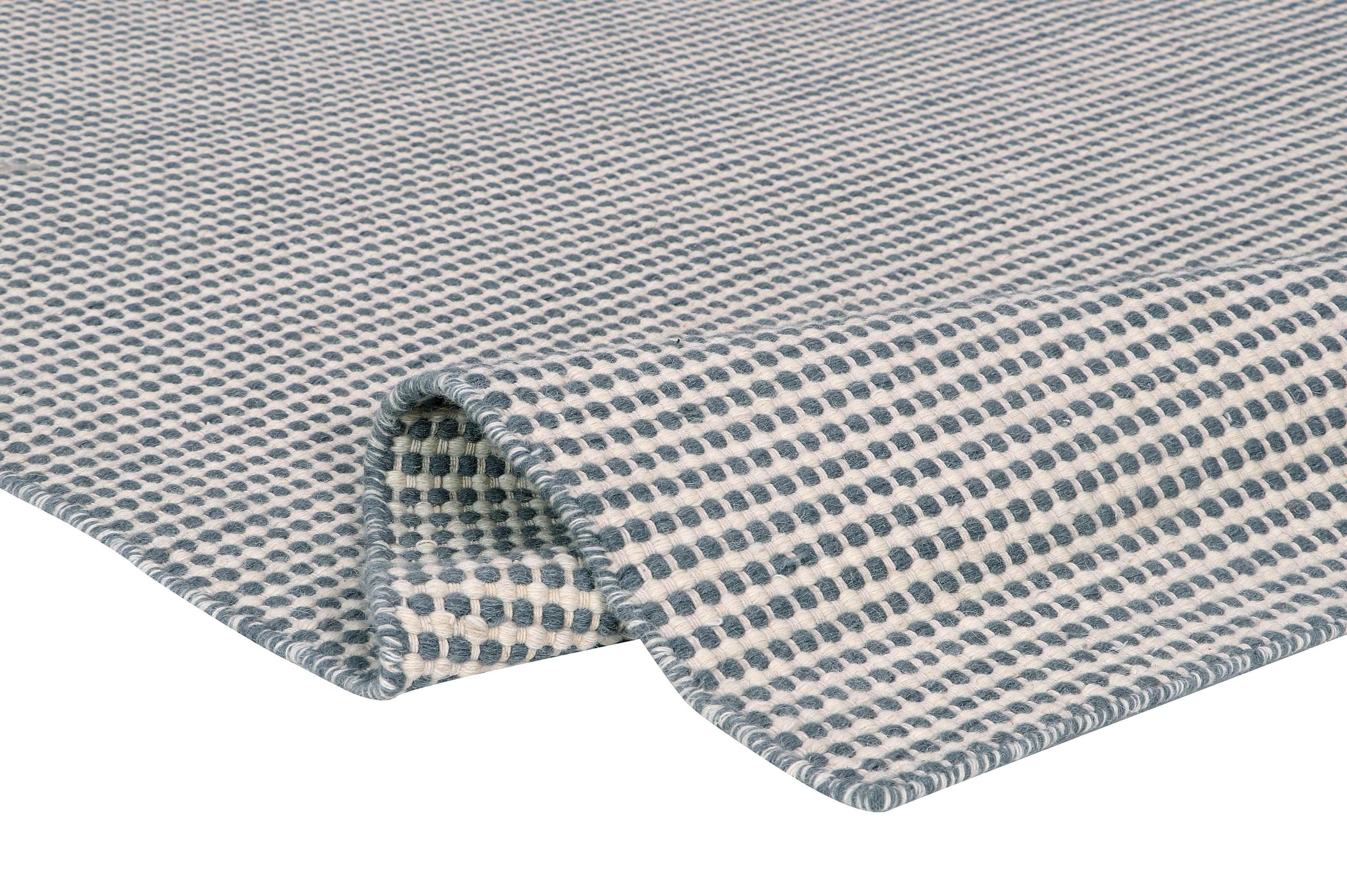 Dhurrie Sage Green PET flatweave Rug