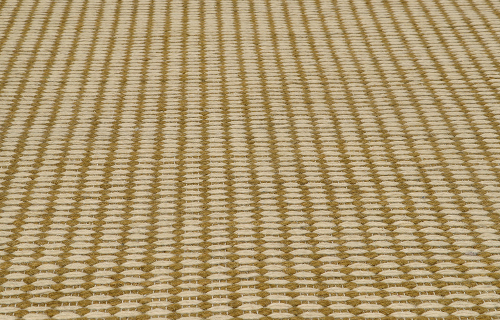 Pitloom Wool Yellow and Beige Rug